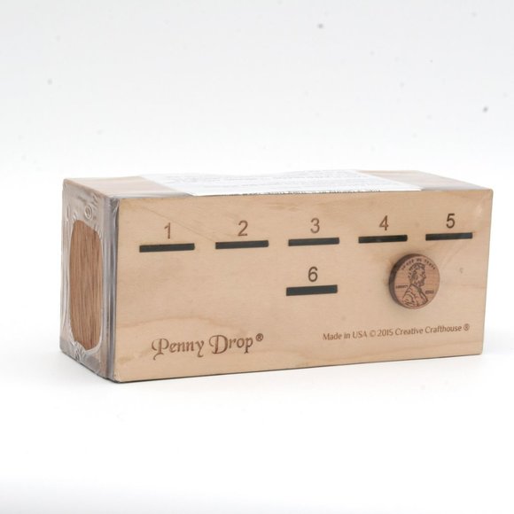 BRAND NEW UNOPENED-Wooden Penny Drop Game - Picture 2 of 5